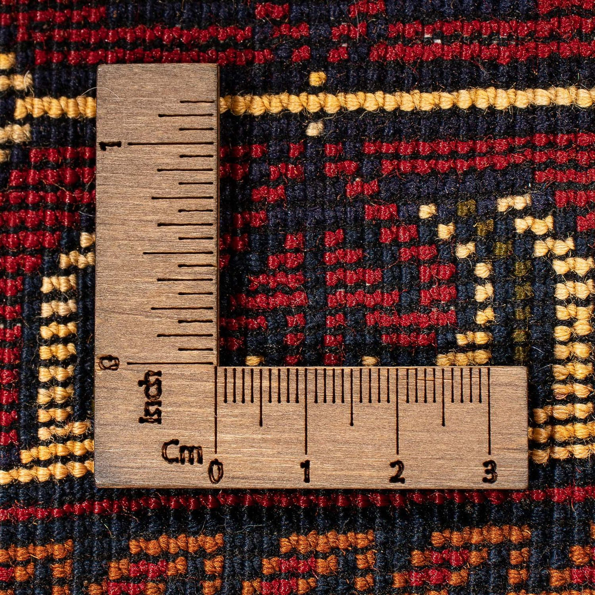 Dywan afgański - 145 x 93 cm - ciemna czerwień