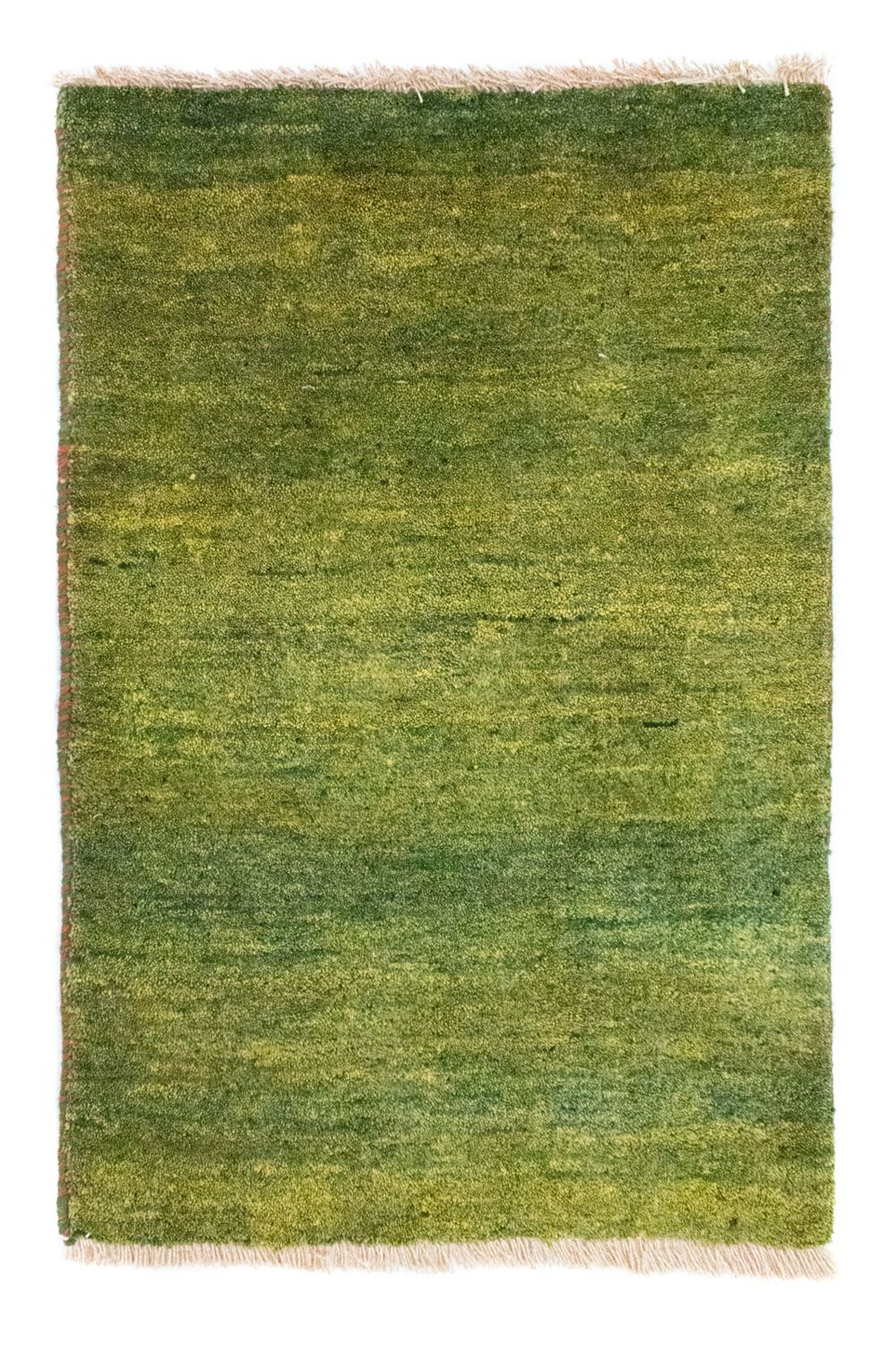Biegacz Dywan Gabbeh - perski - 205 x 66 cm - zielona