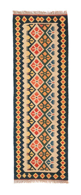 Biegacz Dywan Kelim - Orientalny - 207 x 65 cm - beżowy