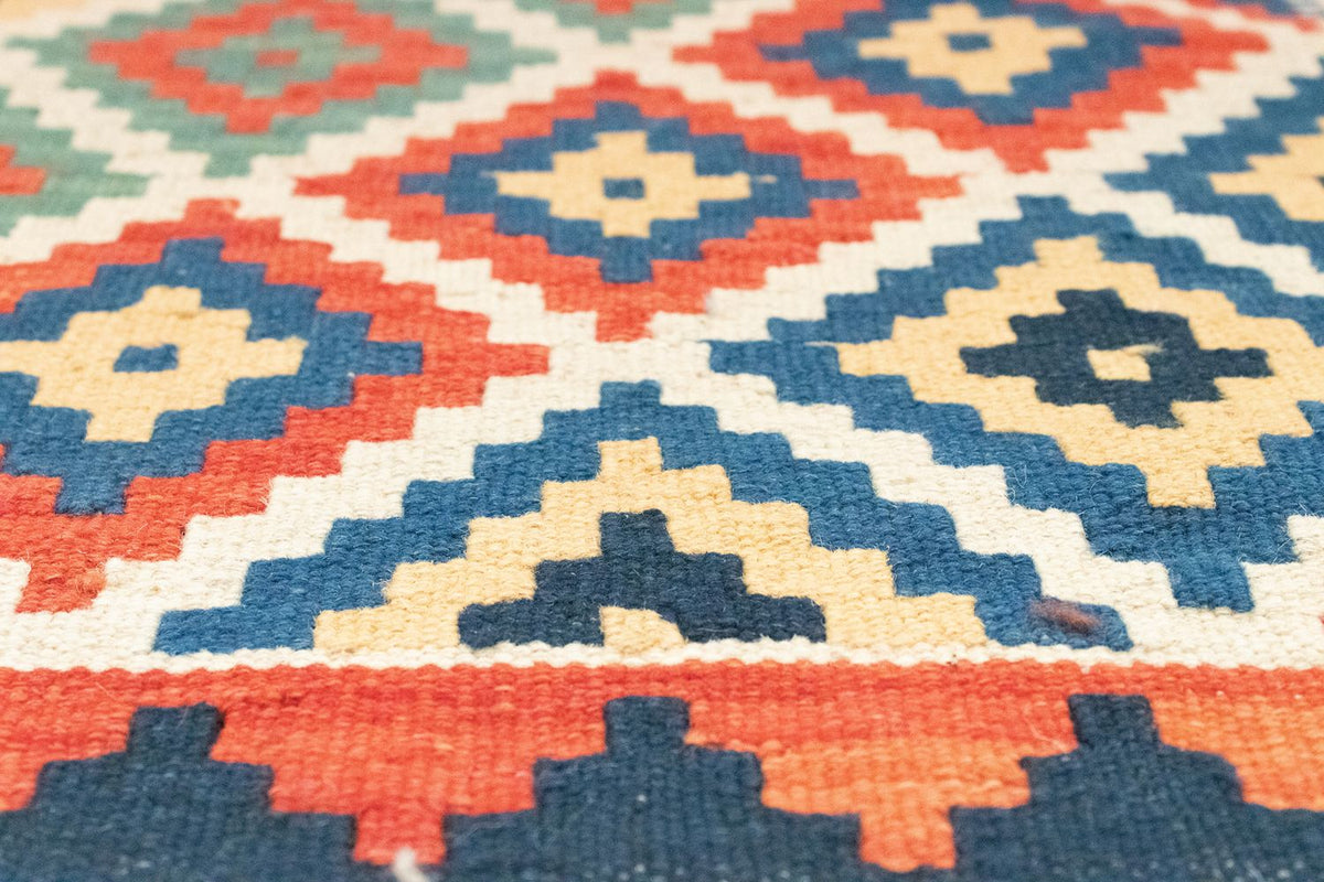 Biegacz Dywan Kelim - Orientalny - 182 x 62 cm - beżowy