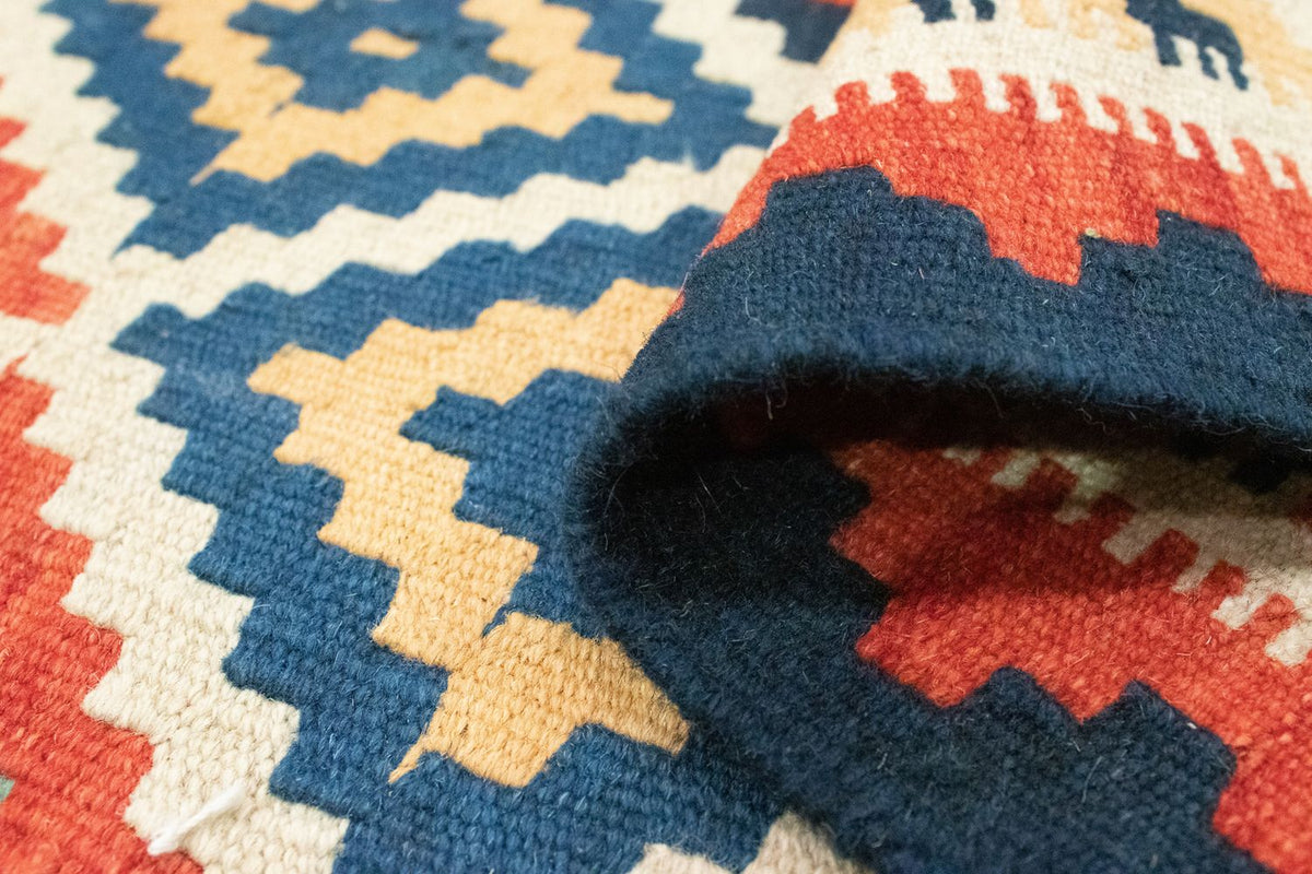 Biegacz Dywan Kelim - Orientalny - 182 x 62 cm - beżowy