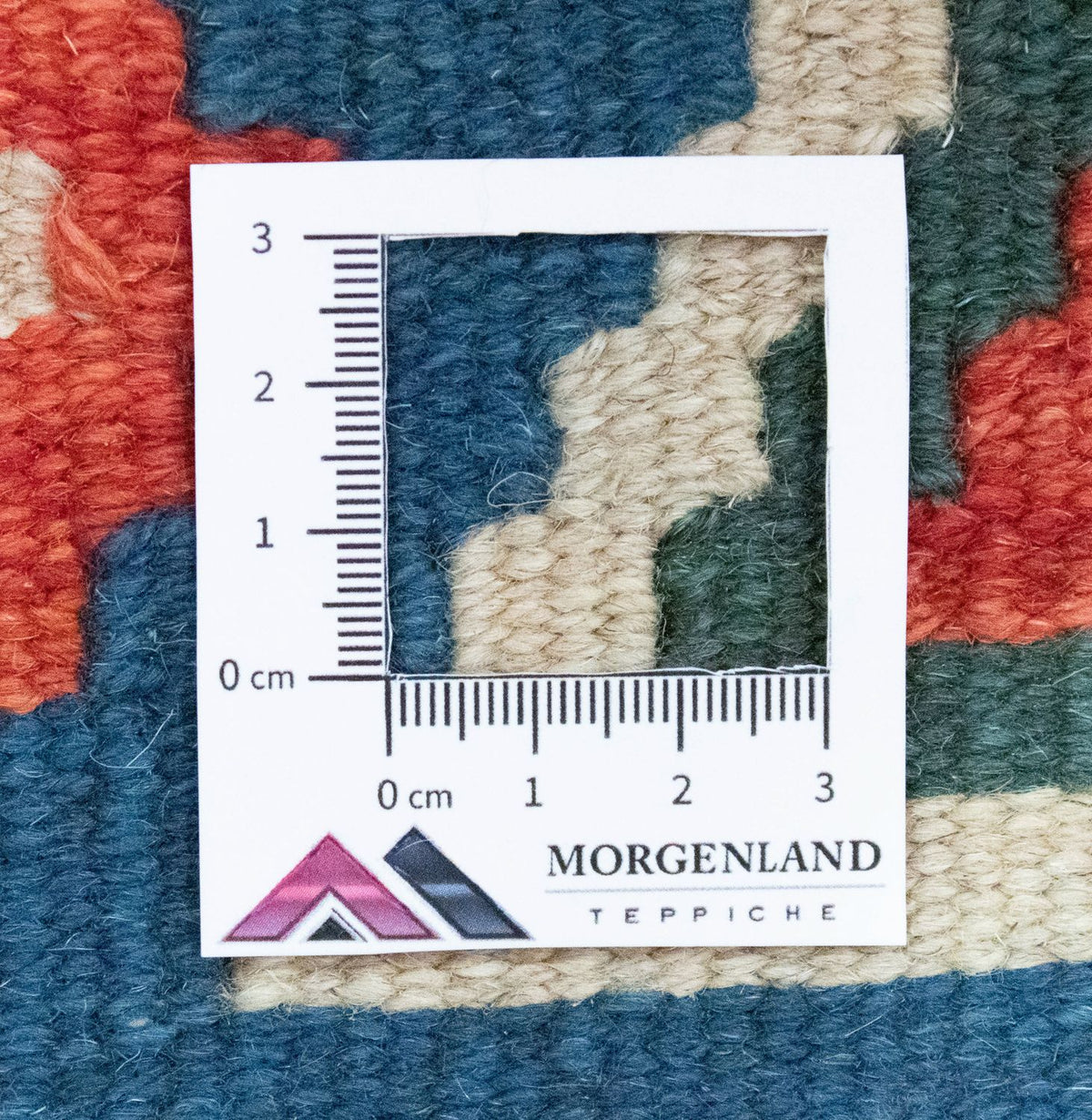 Biegacz Dywan Kelim - Orientalny - 194 x 64 cm - pomarańczowy