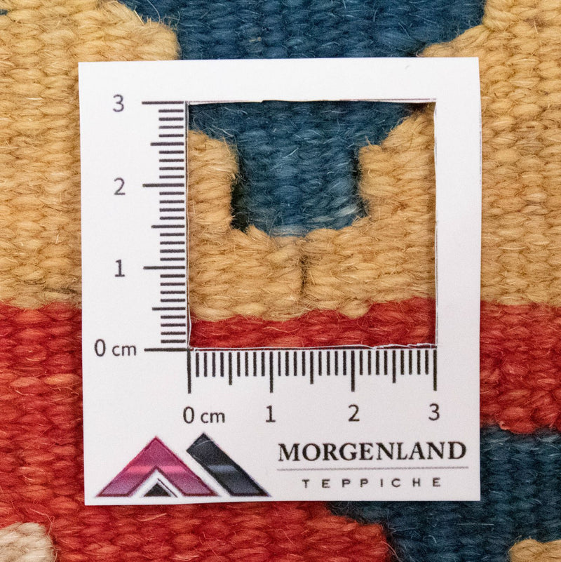 Biegacz Dywan Kelim - Orientalny - 200 x 70 cm - pomarańczowy