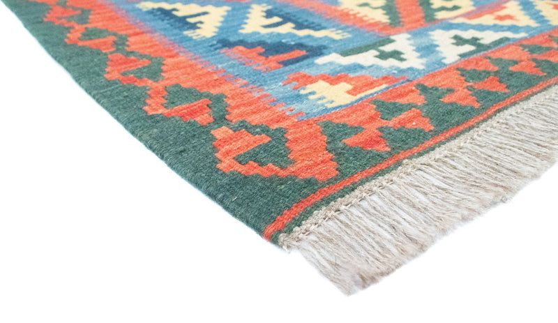 Dywan Kelim - Orientalny - 205 x 152 cm - pomarańczowy