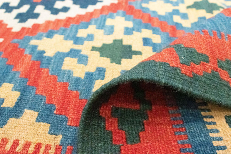 Dywan Kelim - Orientalny - 205 x 152 cm - pomarańczowy