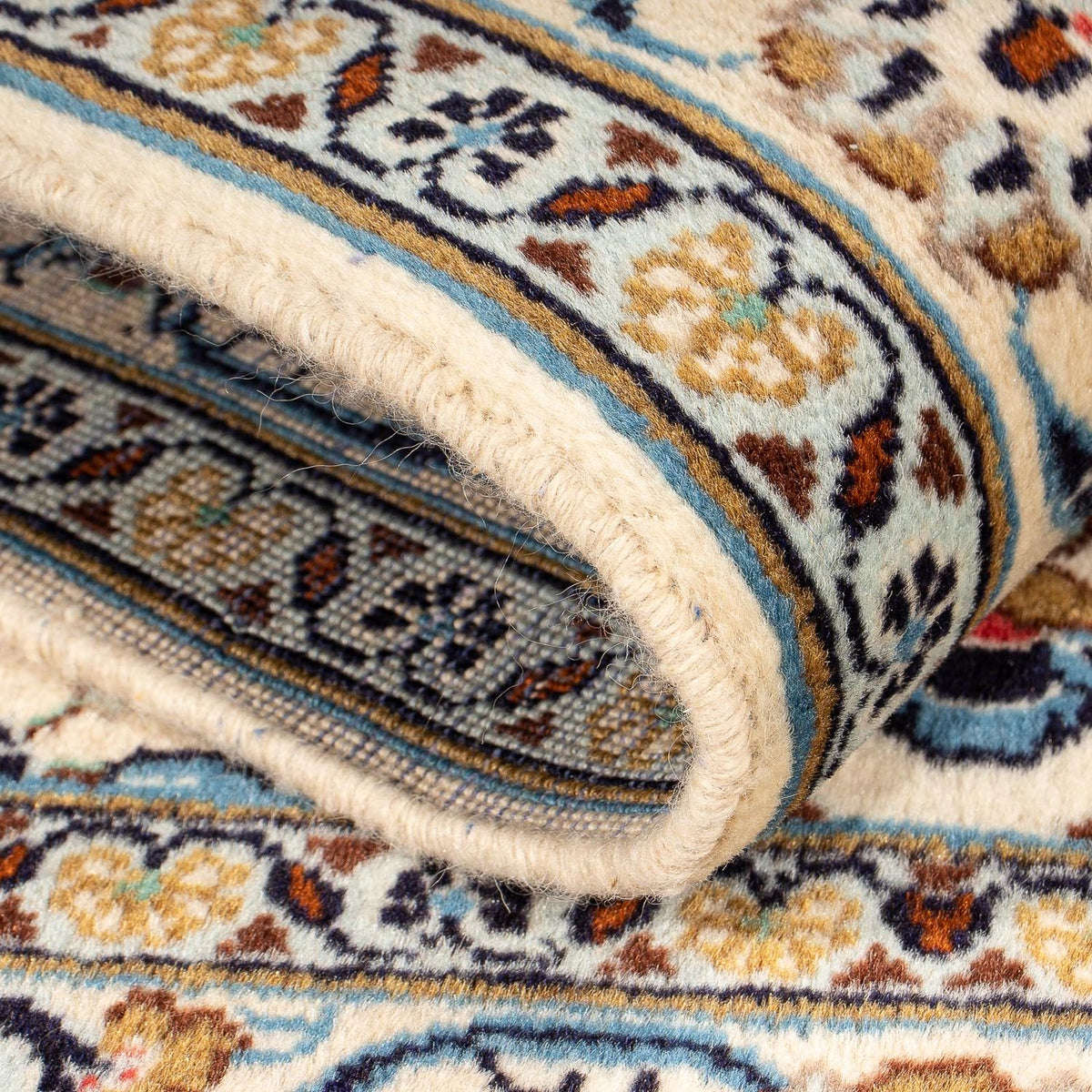 Dywan perski - Keshan - 152 x 100 cm - beżowy