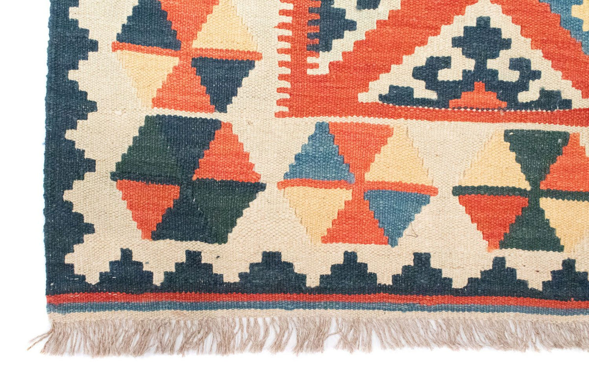 Dywan Kelim - Orientalny - 203 x 143 cm - pomarańczowy