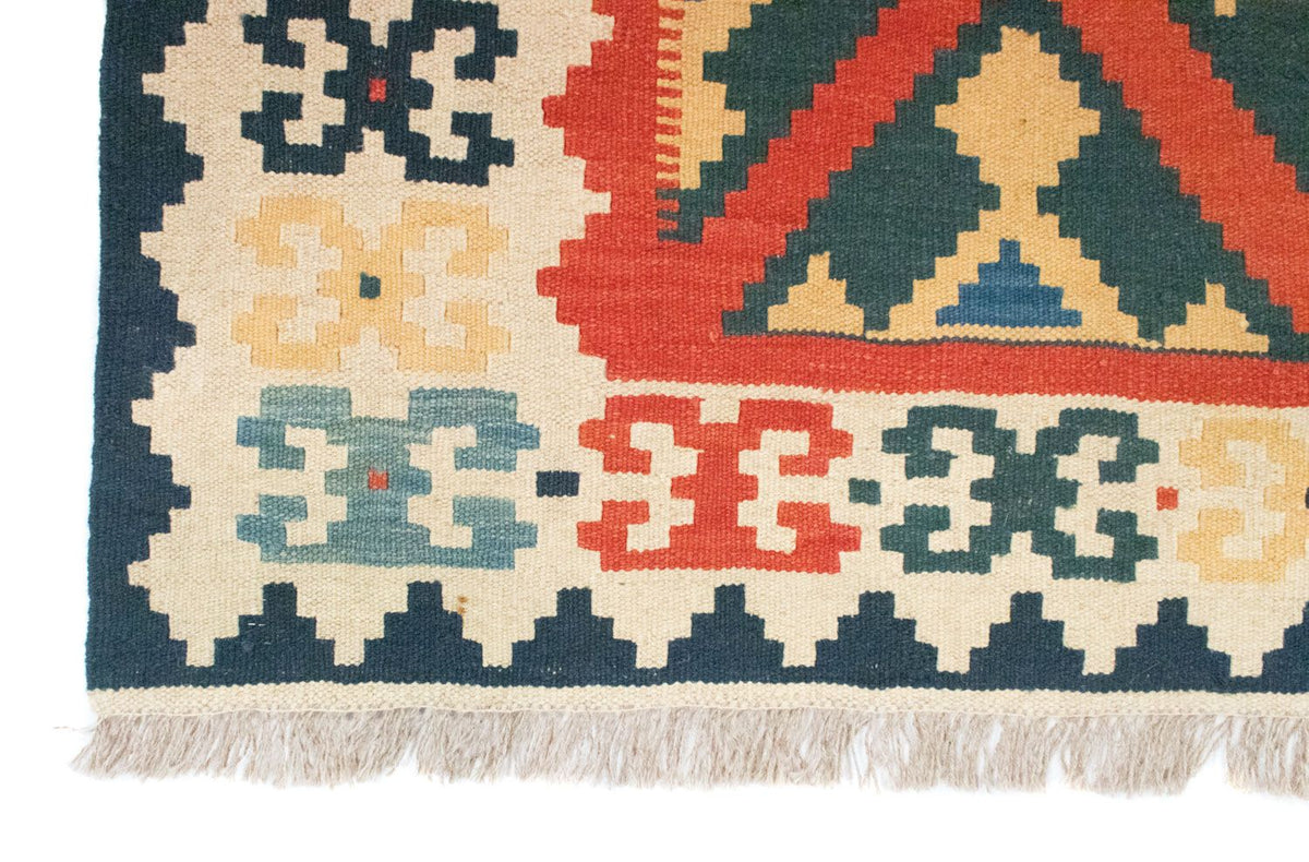 Dywan Kelim - Orientalny - 210 x 155 cm - pomarańczowy