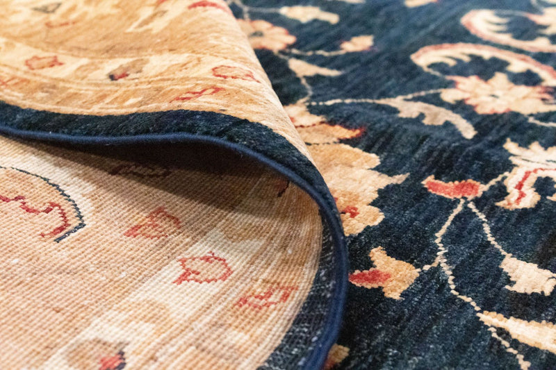 Dywan Zieglera - 290 x 206 cm - niebieski