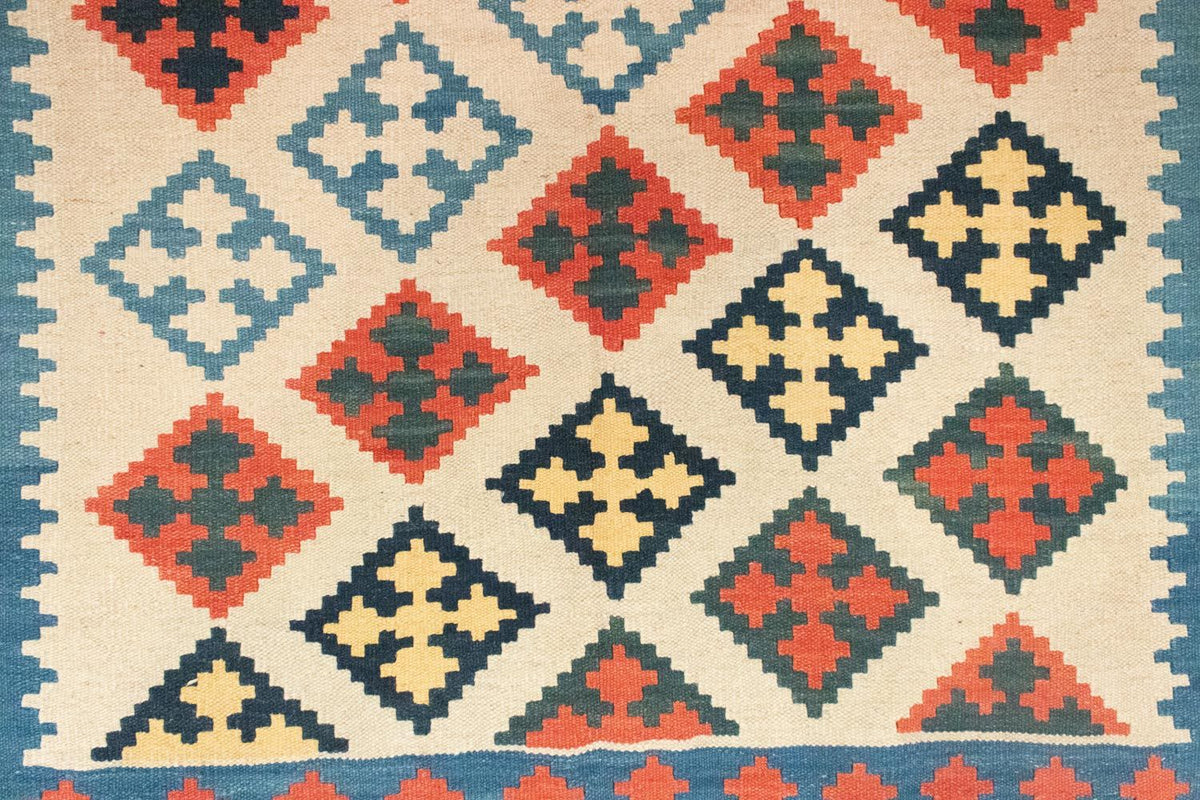 Dywan Kelim - Orientalny - 205 x 150 cm - beżowy