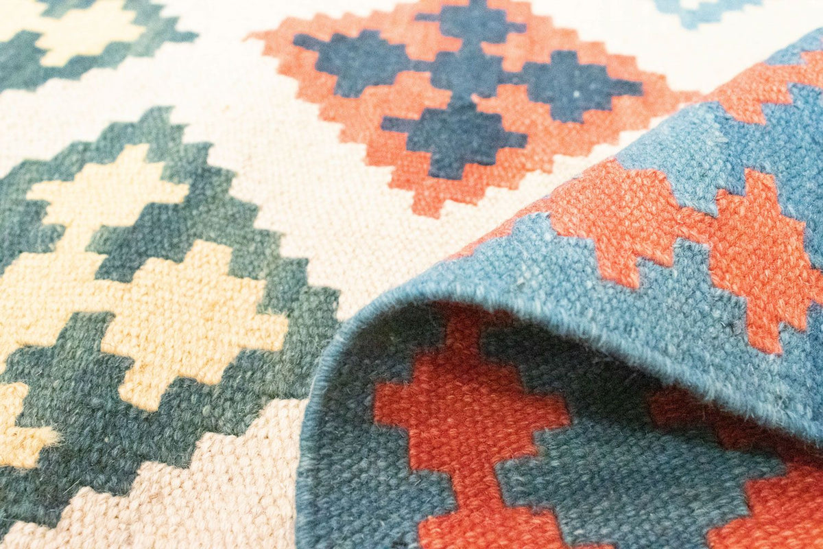 Dywan Kelim - Orientalny - 205 x 150 cm - beżowy