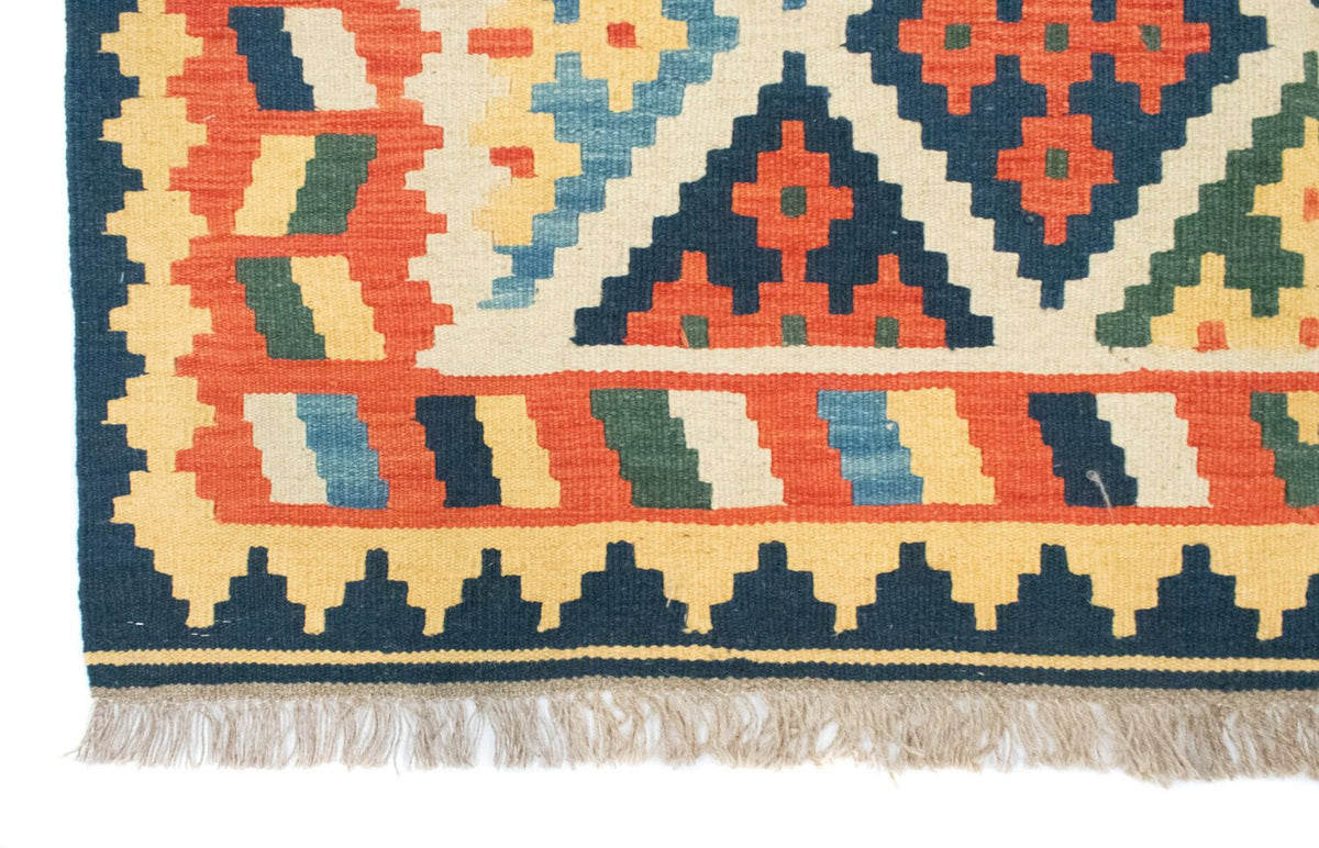 Dywan Kelim - Orientalny - 205 x 157 cm - pomarańczowy