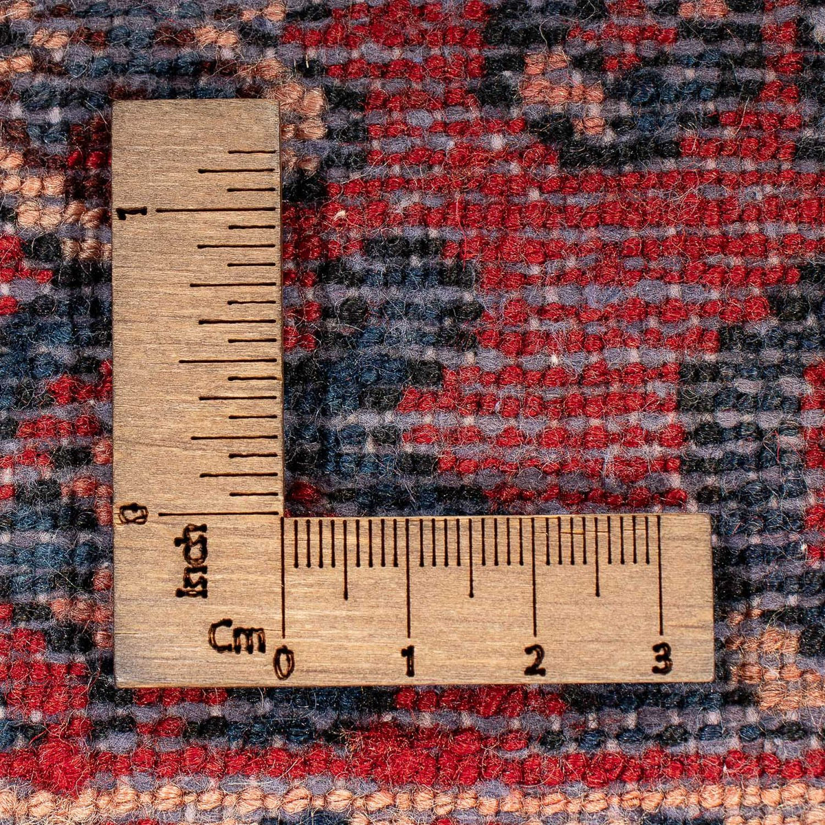 Perski dywan - Nomadyczny - 81 x 60 cm - ciemna czerwień