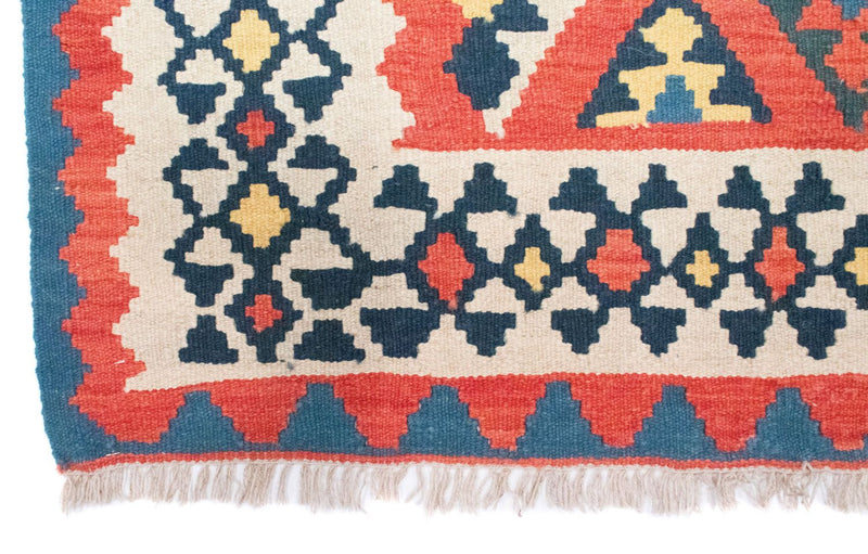 Dywan Kelim - Orientalny - 174 x 128 cm - czerwony