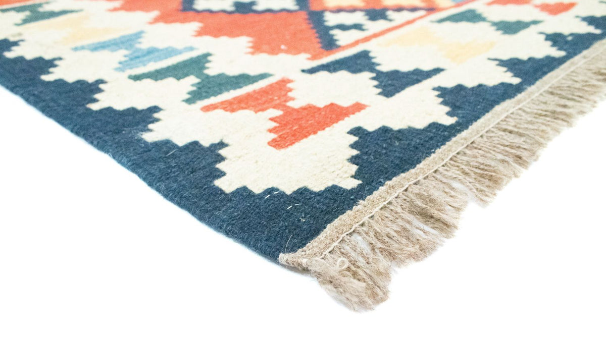 Dywan Kelim - Orientalny - 180 x 125 cm - pomarańczowy