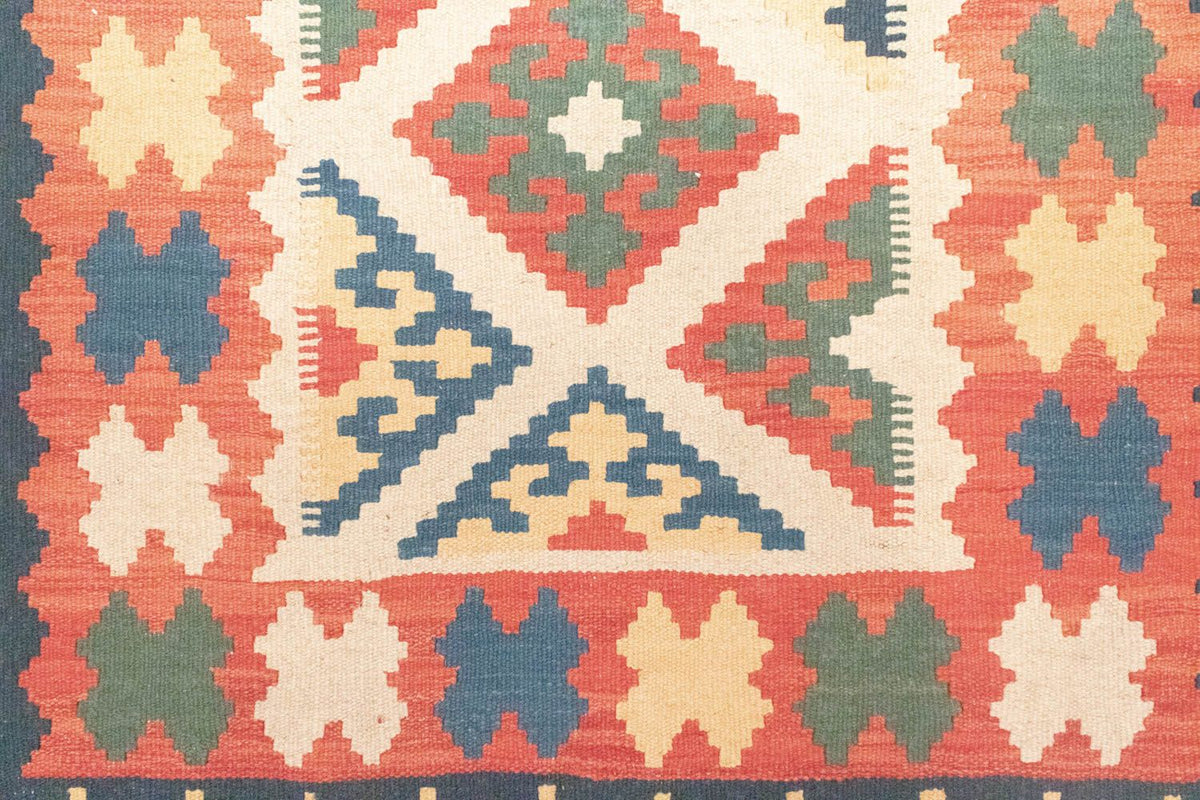 Dywan Kelim - Orientalny - 172 x 120 cm - pomarańczowy