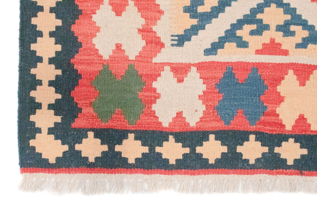 Dywan Kelim - Orientalny - 172 x 120 cm - pomarańczowy