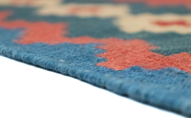 Dywan Kelim - Orientalny - 184 x 120 cm - pomarańczowy