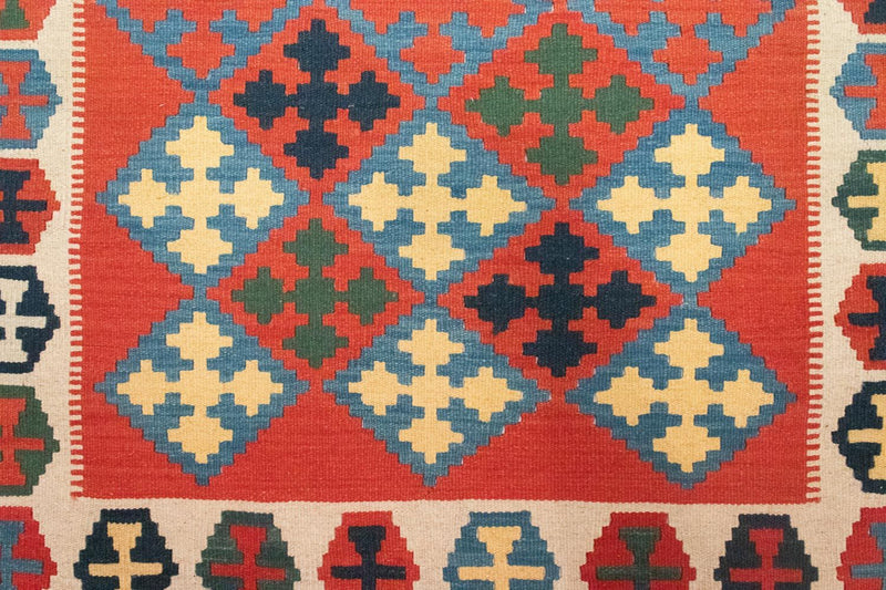 Dywan Kelim - Orientalny - 180 x 120 cm - pomarańczowy