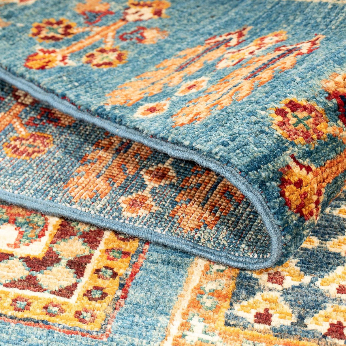 Dywan Zieglera - 137 x 88 cm - jasnoniebieski