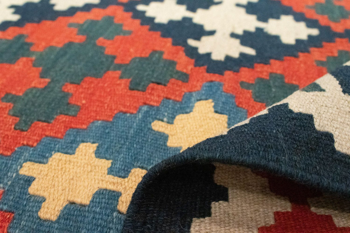 Dywan Kelim - Orientalny - 180 x 120 cm - pomarańczowy