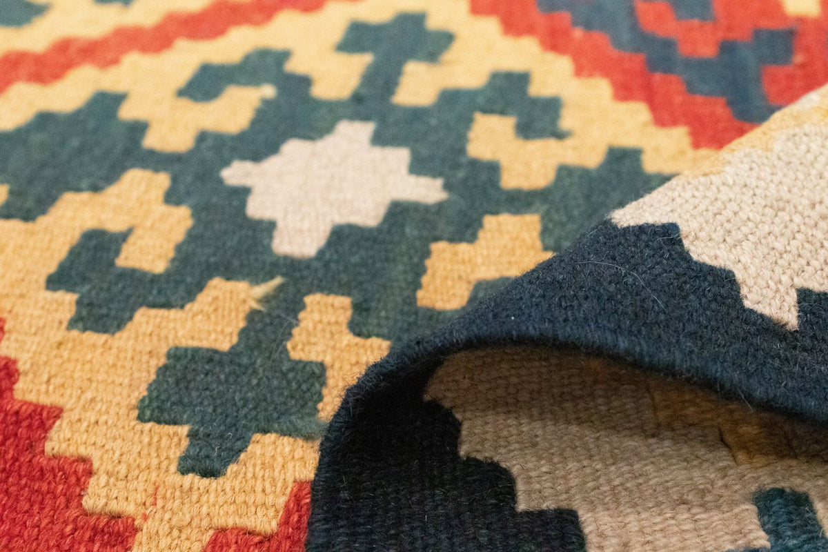 Dywan Kelim - Orientalny - 180 x 120 cm - pomarańczowy