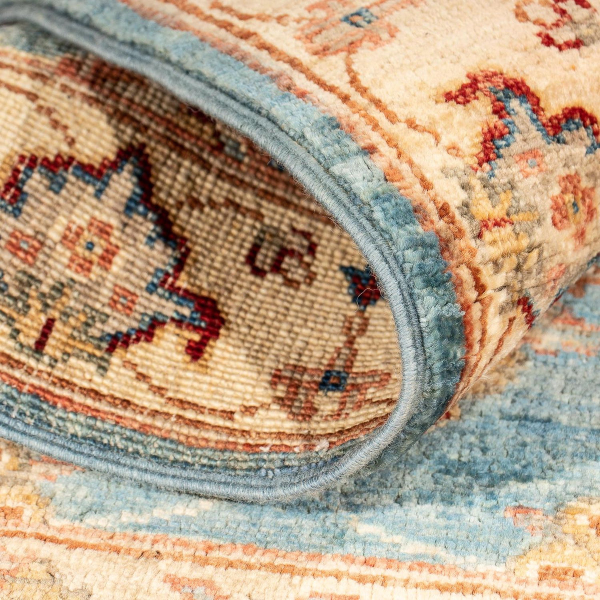 Dywan Zieglera - 95 x 63 cm - jasnoniebieski