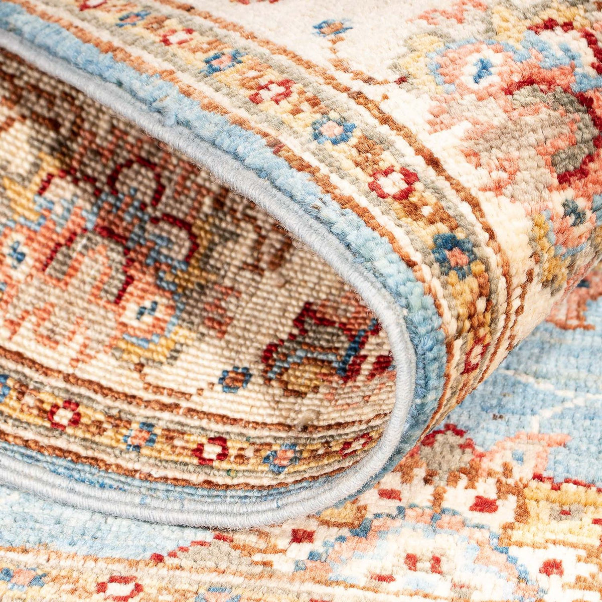 Dywan Zieglera - 122 x 84 cm - jasnoniebieski