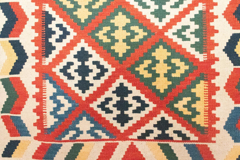 Dywan Kelim - Orientalny - 185 x 125 cm - pomarańczowy