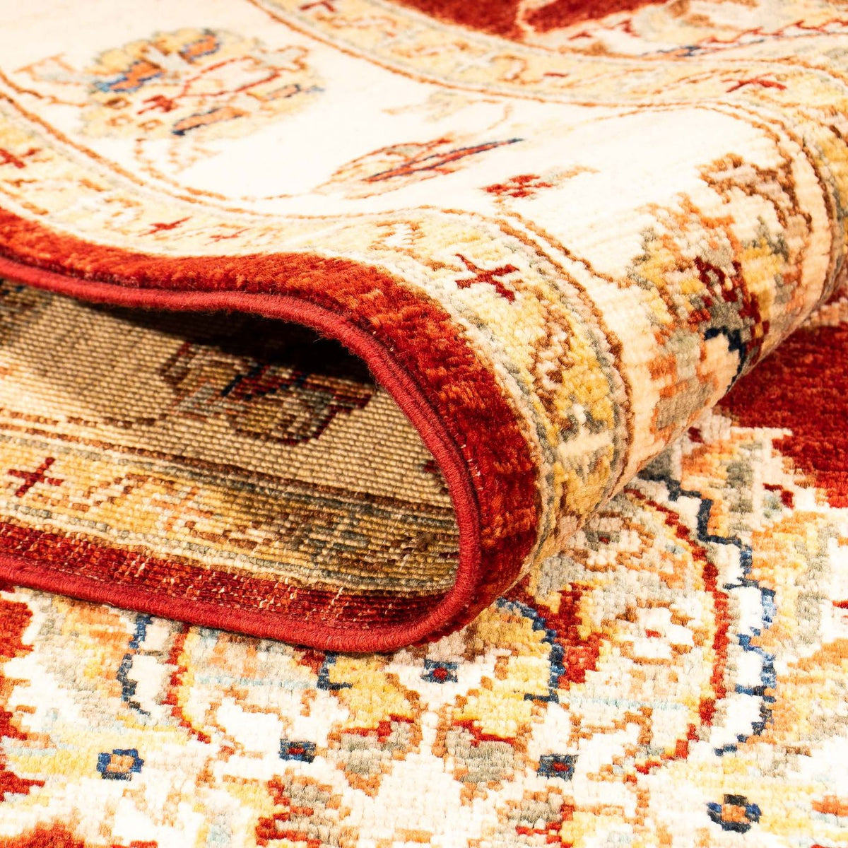 Dywan Zieglera - 193 x 125 cm - ciemna czerwień