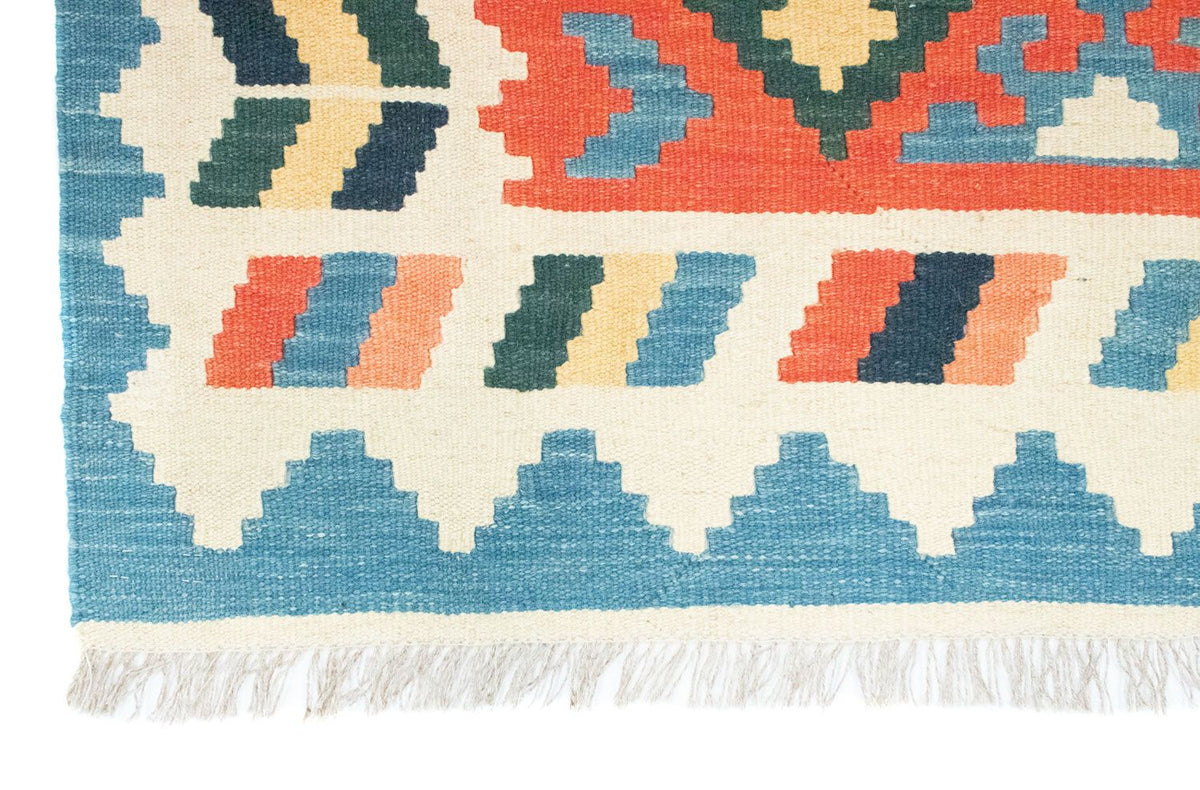 Dywan Kelim - Orientalny - 170 x 120 cm - pomarańczowy