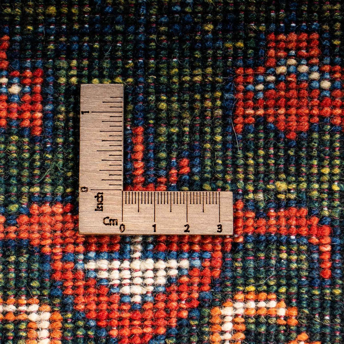 Dywan afgański - 196 x 158 cm - czerwony