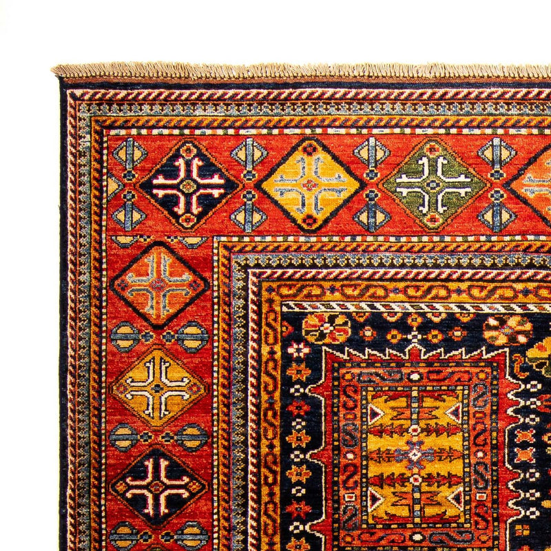 Dywan afgański - 244 x 170 cm - ciemnoniebieski