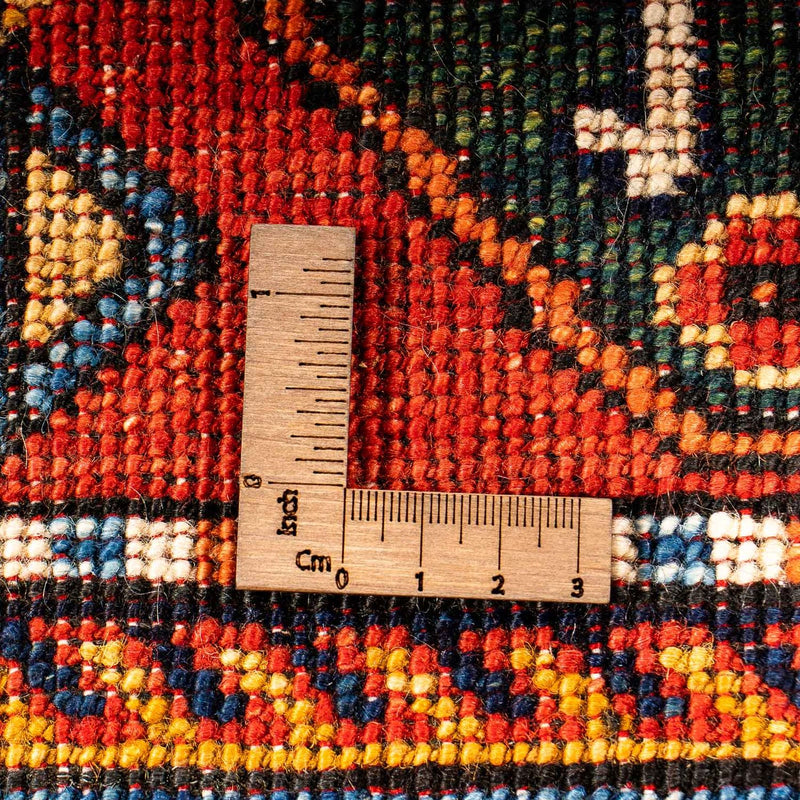 Dywan afgański - 244 x 170 cm - ciemnoniebieski