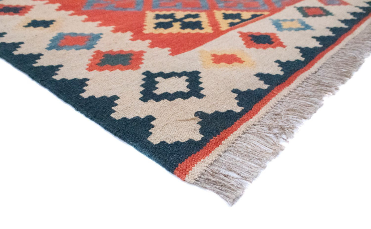 Dywan Kelim - Orientalny - 186 x 120 cm - pomarańczowy