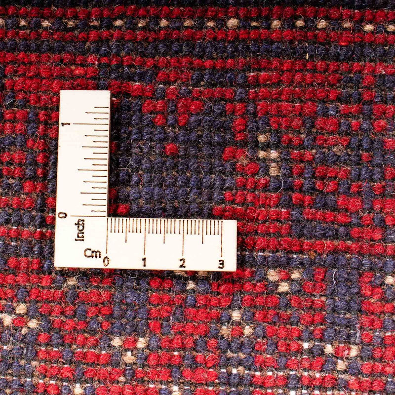 Afgański dywan - Kunduz - 199 x 126 cm - ciemna czerwień