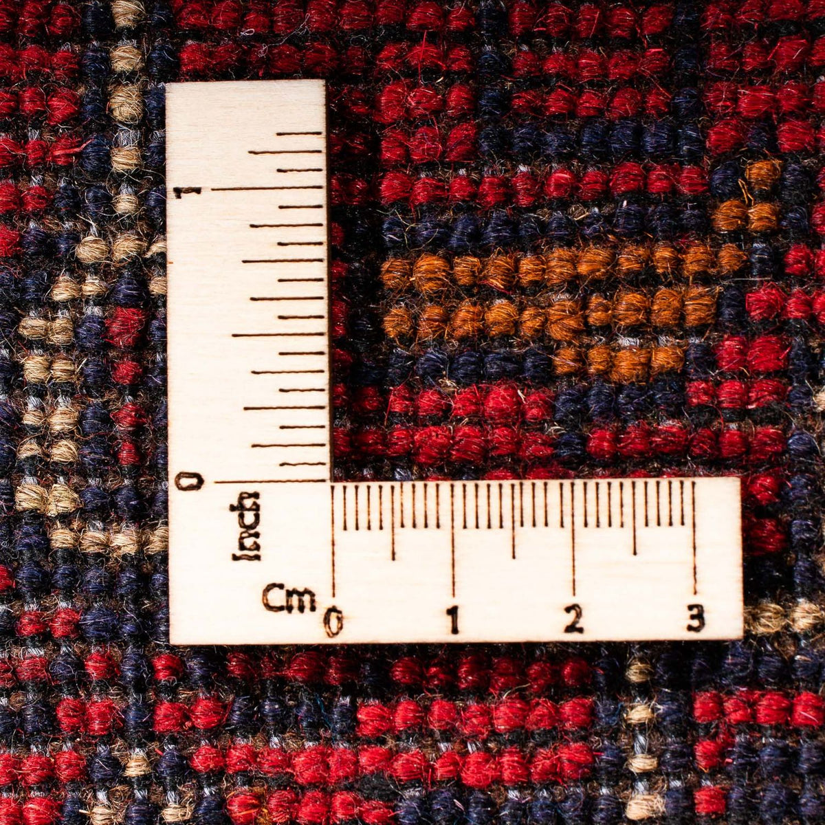 Afgański dywan - Kunduz - 102 x 52 cm - ciemna czerwień