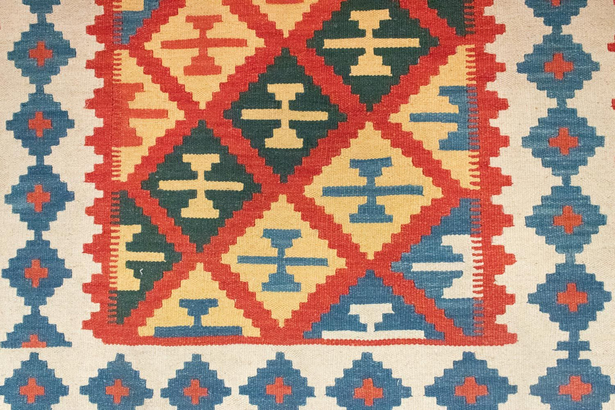 Dywan Kelim - Orientalny - 190 x 120 cm - pomarańczowy