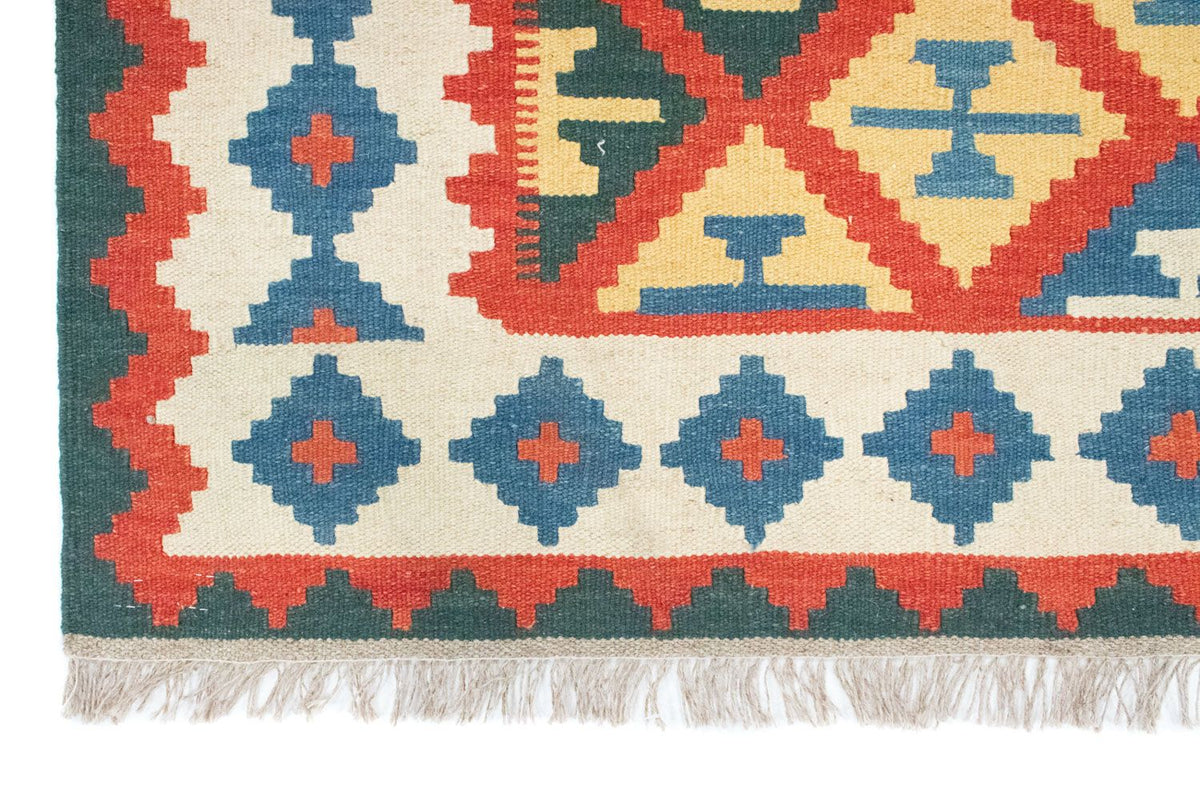 Dywan Kelim - Orientalny - 190 x 120 cm - pomarańczowy