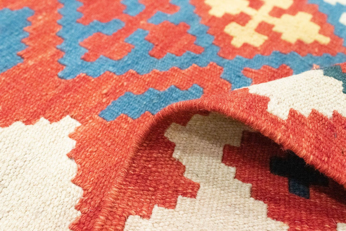 Dywan Kelim - Orientalny - 183 x 120 cm - pomarańczowy