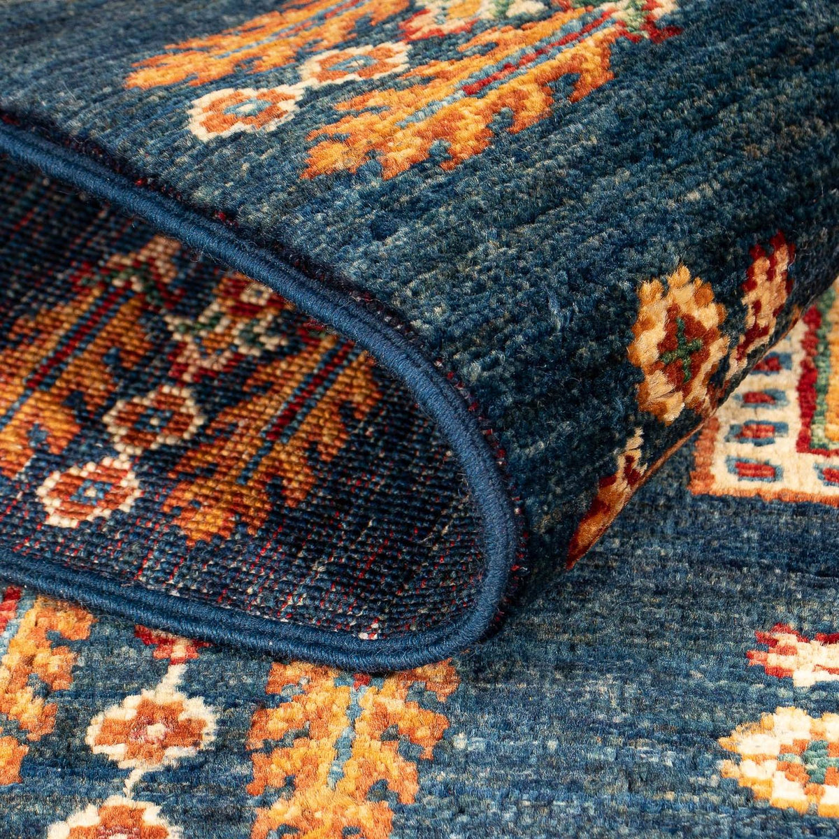 Dywan Ziegler - Bakhtiari - 123 x 83 cm - ciemnoniebieski