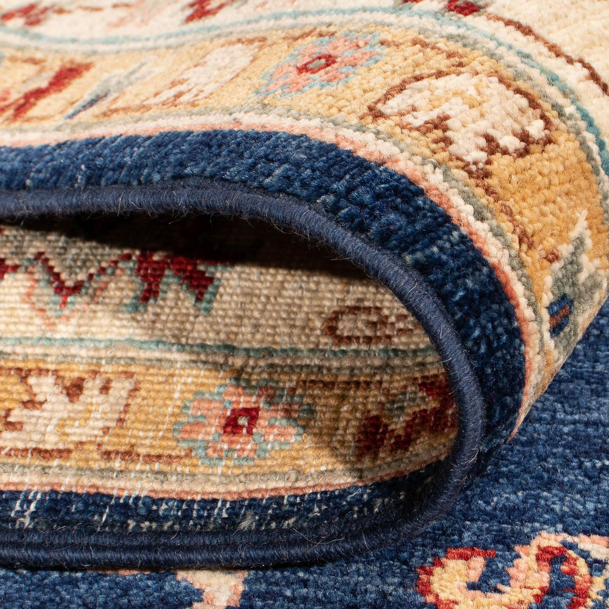 Dywan Zieglera - 242 x 175 cm - ciemnoniebieski