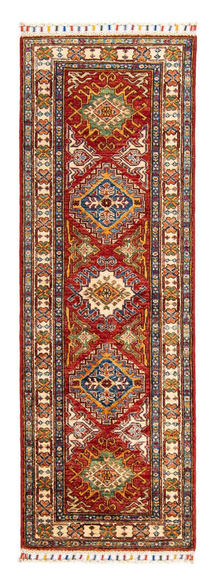 Biegacz Dywan Ziegler - Kazak - 178 x 61 cm - ciemna czerwień