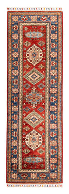 Biegacz Dywan Ziegler - Kazak - 173 x 56 cm - ciemna czerwień