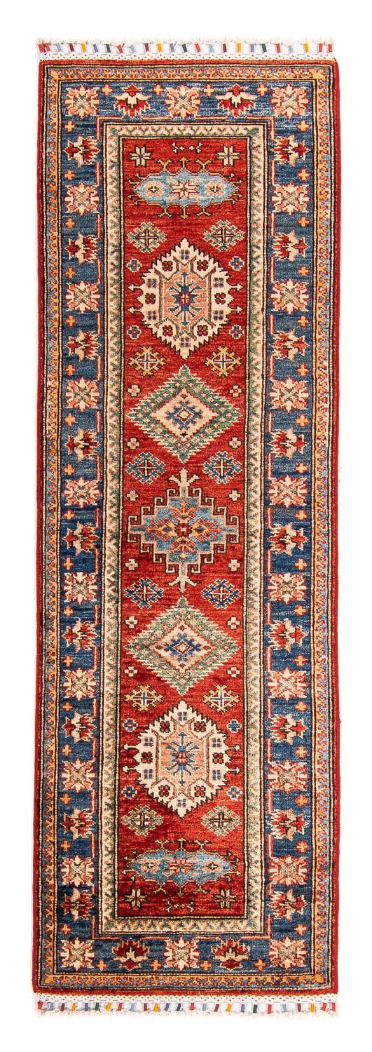Biegacz Dywan Ziegler - Kazak - 173 x 56 cm - ciemna czerwień