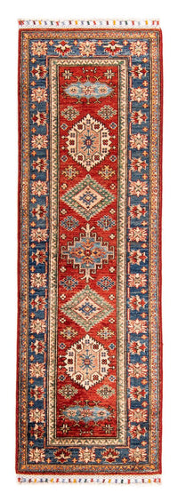Biegacz Dywan Ziegler - Kazak - 173 x 56 cm - ciemna czerwień