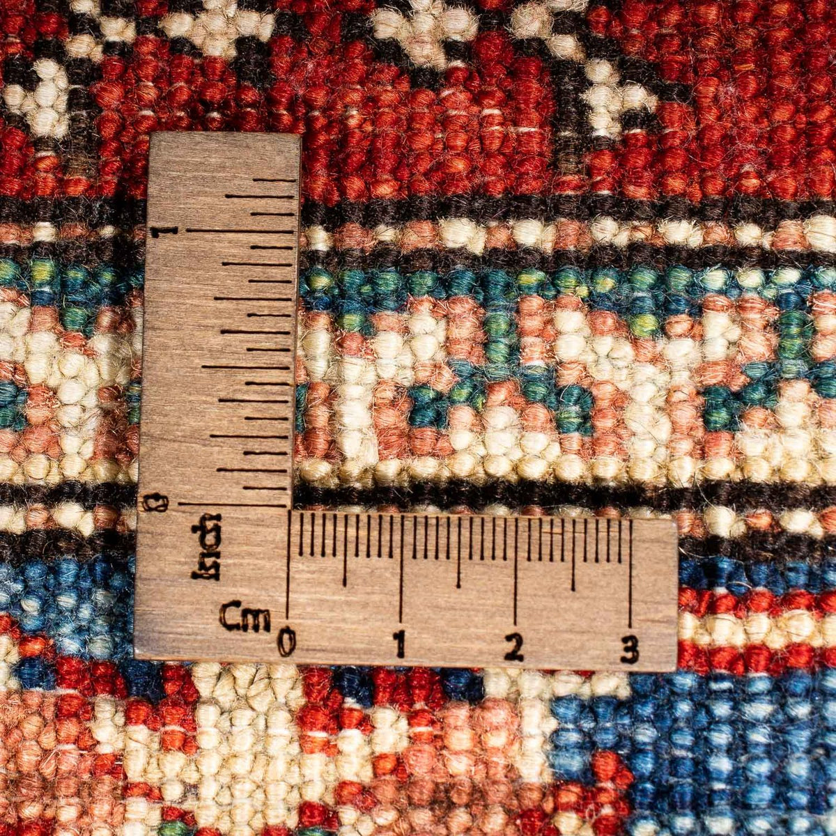 Biegacz Dywan Ziegler - Kazak - 173 x 56 cm - ciemna czerwień