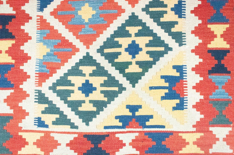 Dywan Kelim - Orientalny - 190 x 120 cm - wielokolorowy