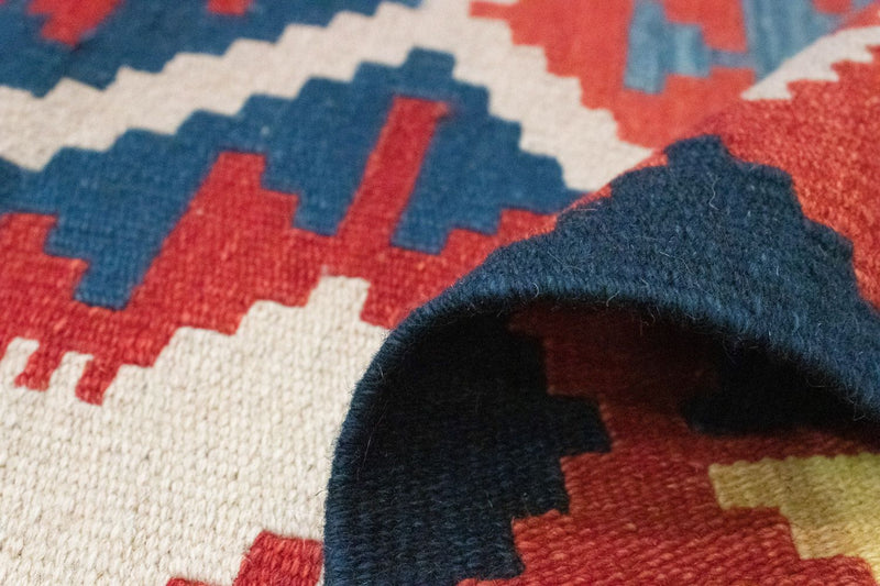 Dywan Kelim - Orientalny - 190 x 120 cm - wielokolorowy