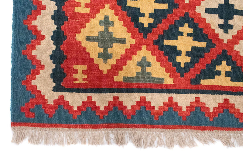 Dywan Kelim - Orientalny - 150 x 102 cm - czerwony